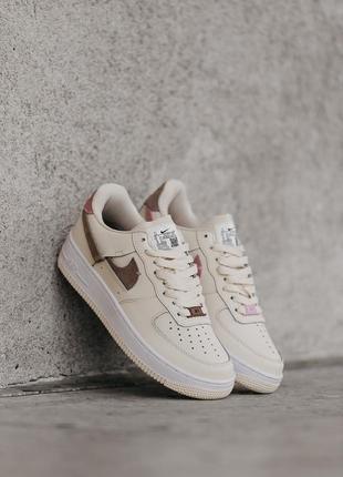 Женские кроссовки nike air force 1 low orewood brown 37-39-41