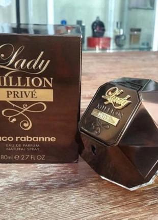 Парфумована вода paco rabanne lady million prive 80мл