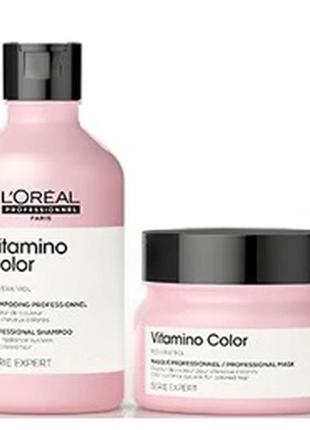 L'oreal professionnel serie expert vitamino color набор шампунь і маска для фарбованого волосся