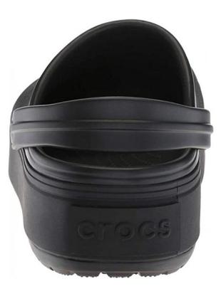 Crocs crocband platform clog черные3 фото