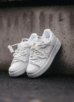 Мужские кроссовки nike air force 1 low white 44