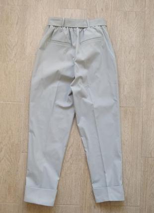 Штани брюки чиносы с ремнем и карманами6 фото