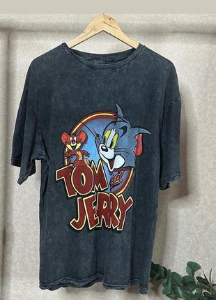 Свободные футболки с ярким рисунком ❤️ tom jerry2 фото
