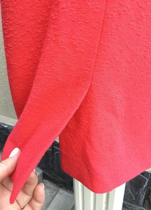 Винтаж,красная,фактурная юбка-карандаш,шерсть,люкс бренд,оригинал,escada4 фото