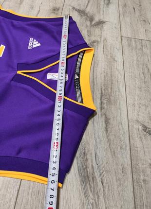 Adidas los angeles lakers bryant #24 nba взрослая баскетбольная майка9 фото