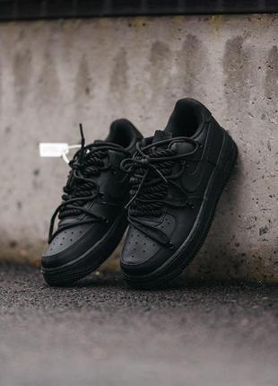 Чоловічі кросівки nike air force 1 low black 41-42-44