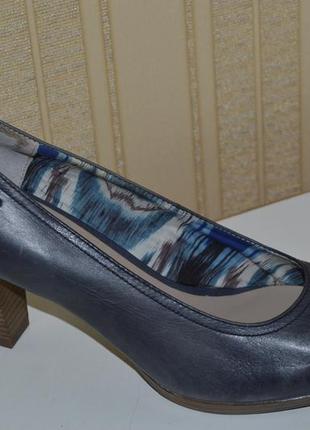 Туфли лодочки кожа tamaris размер 41 , туфлі шкіра3 фото