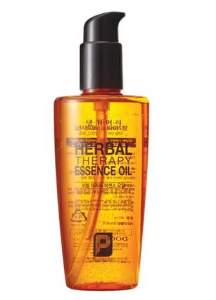 Восстанавливающее масло для волос с целебными травами daeng gi meo ri herbal therpay essence oil, 140 мл
