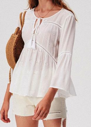 Блуза boho молочная
