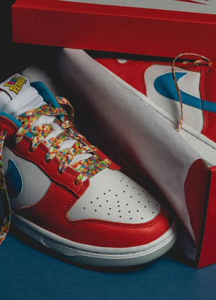 Nike dunk low x lebron james "fruity pebbles"