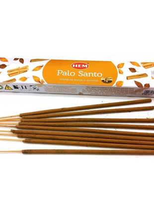 Пахощі аромапалочки palo santo premium, пало санто, hem