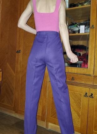 Винтажные брюки со стрелками guy laroche paris люкс бренд винтаж6 фото
