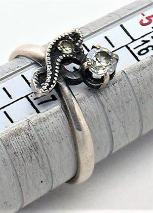 Кольцо перстень серебро ссср 875 проба 2.03 грамма размер 175 фото