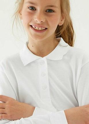Новые рубашки поло с длинным рукавом для девочки george р.  11-12, 13-14 лет1 фото