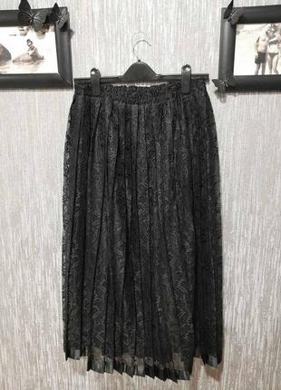 Длинная юбка гепюровая2 фото
