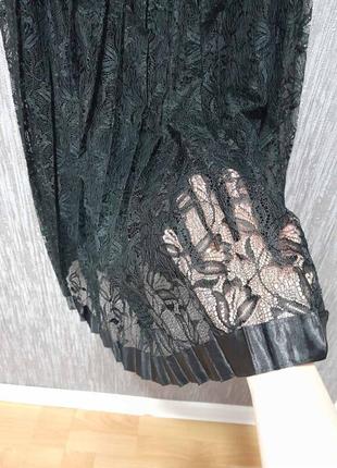 Длинная юбка гепюровая3 фото