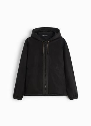 Водоотталкивающая куртка ветровка с высокотехнологичной ткани zara / водовідштовхуюча куртка