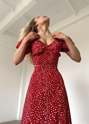 Костюм топ и юбка