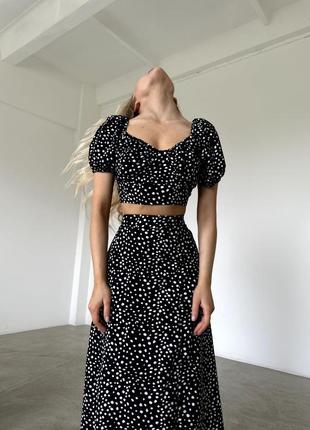 Костюм топ и юбка