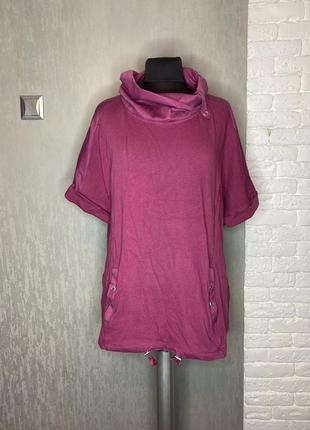 Кофта блуза-худі блузка в стилі спорт-кежуал bonita, xl-xxl