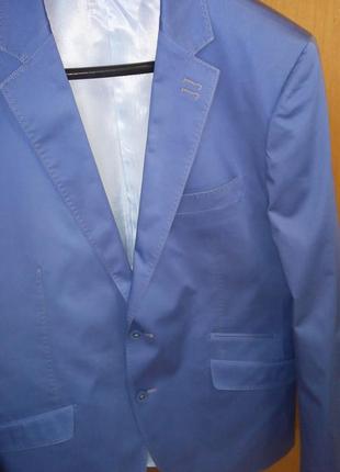 Мужской котоновый пиджак-british indigo amsterdam --521 фото