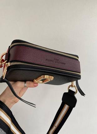 Диночья сумка marc jacobs black red 6