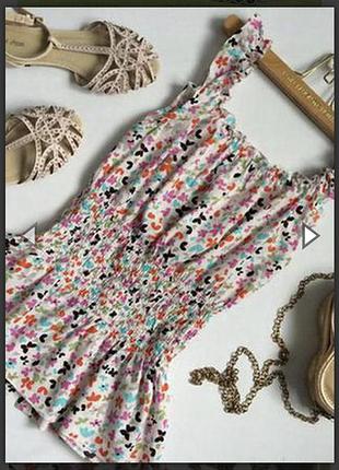 Невероятная хлопковая майка с открытыми плечами и пуговицами