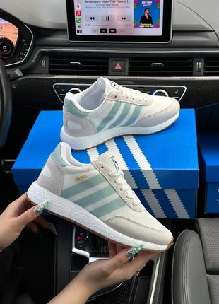 Adidas iniki light grey mint