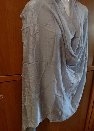 Шарф тоненюсенький светлосерый