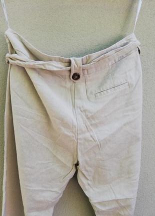 Стильные льняные брюки2 фото