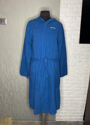 Спортивний халат з капюшоном велюровий халат decathlon, s-m