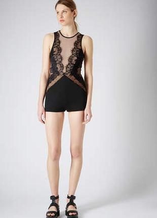 Шикарный кружевной ромпер  topshop