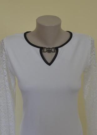 Шикарное итальянское бутиковое белое платье с гипюром3 фото