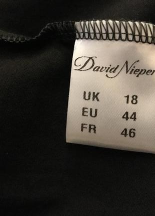 Элегантная блуза от английского бренда david nieper! p.- 44! батал5 фото