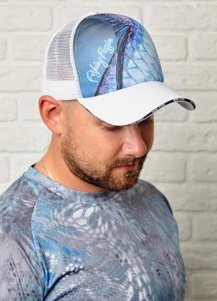 Кепка fishing passion white/black