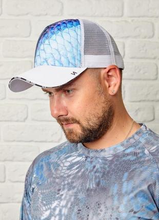 Кепка fishing passion white/black