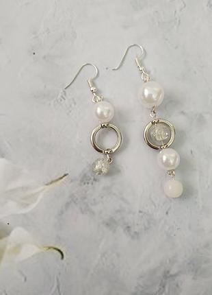 Серьги асимметричные