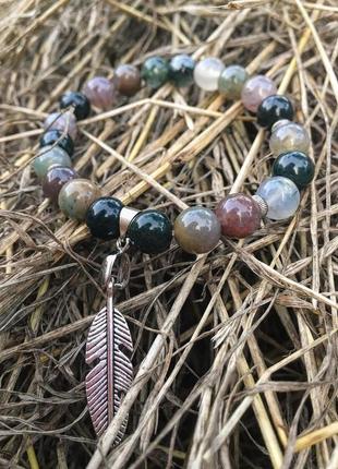 Браслетик з натурального каміння