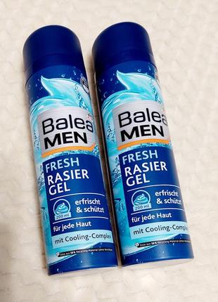 Гель для бритья освежающий balea men, 200 ml