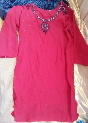 Яскраве плаття з вишивкою схід танці 34s