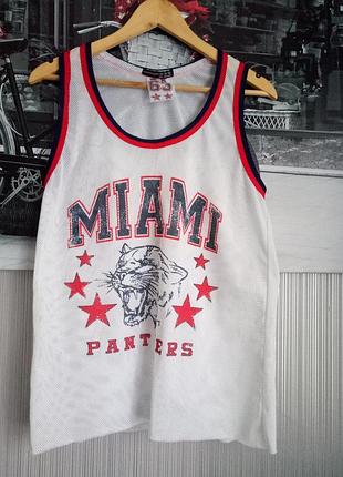 Стильная майка сетка размер м