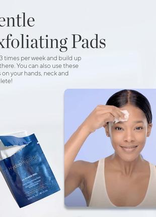 Омолоджувальний пілінг для обличчя hydropeptide 5x power peel daily resurfacing pads в серветках, 29 шт4 фото