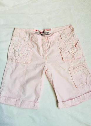 Супер шорты жен коттоновые розовые m (46)