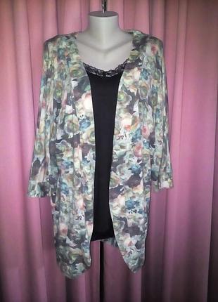 Кардиган в цветы