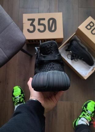 Adidas yeezy boost 350 black рефлектив3 фото