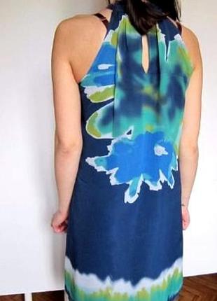 Шифоновое платье - стрaзы 3