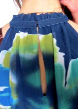 Шифоновое платье - стрaзы 4