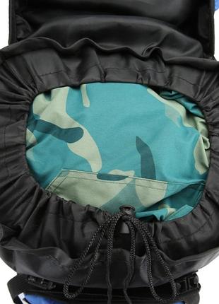 Рюкзак 90 л чорний універсальний експедиційний спортивний текстиль для подорожей4 фото