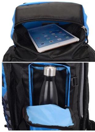 Рюкзак 90 л черный универсальный экспедиционный спортивный туристический текстиль для путешествий9 фото