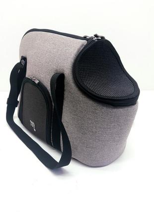 Сумка перенесення для тварин магнус коричнева